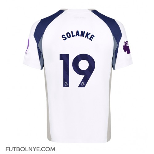 Camiseta Tottenham Hotspur Dominic Solanke #19 Primera Equipación 2025-26 manga corta